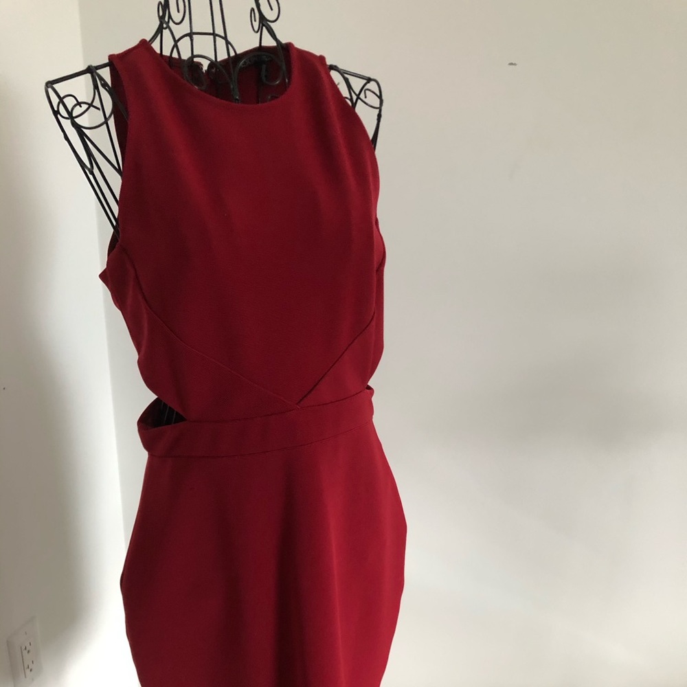 EXPRESS Cut our dress.